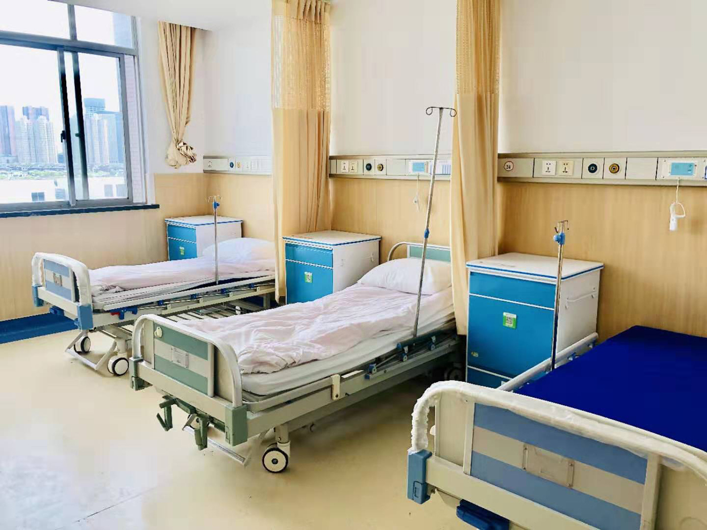 智能共享陪护床替换医院原有设备 取用方便