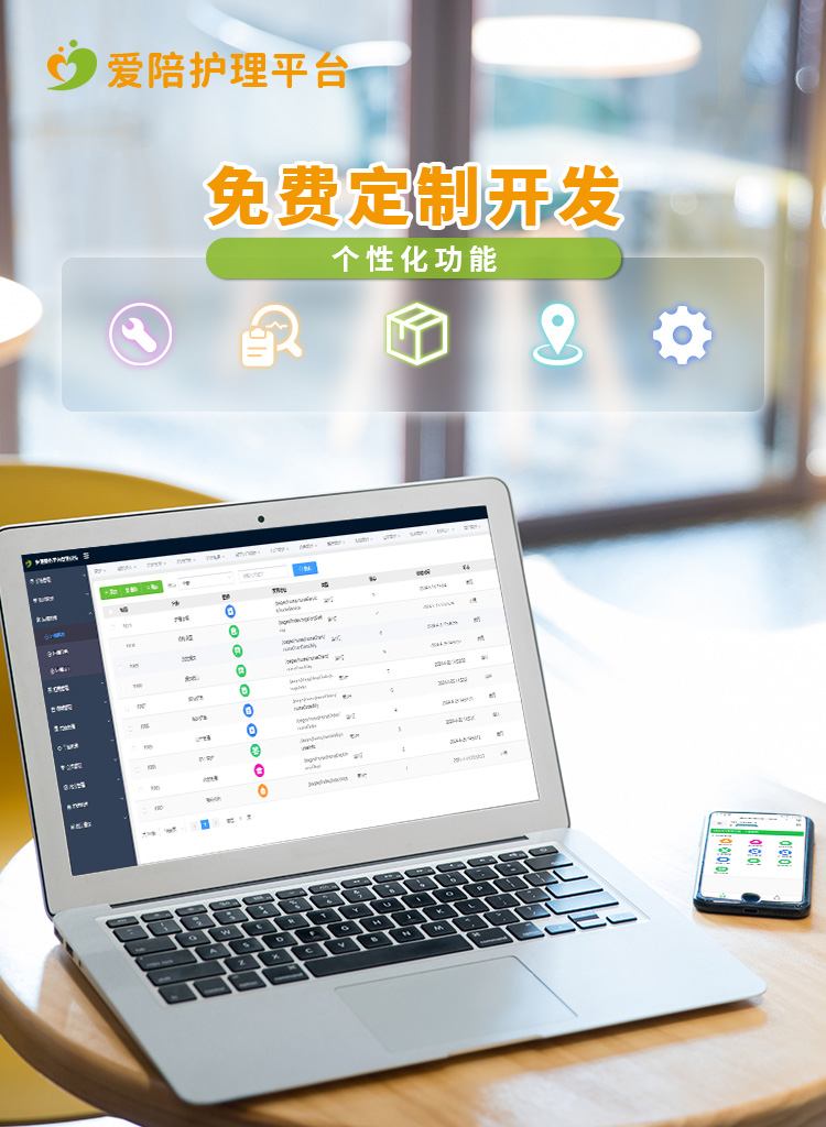 爱陪护理平台:高效管理多院资源,智能适配全场景护理需求